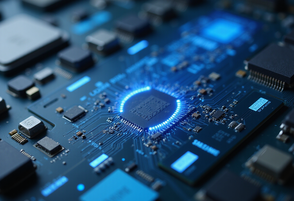 AI chip boom pushes Samsung profits to record $80bn - BBC